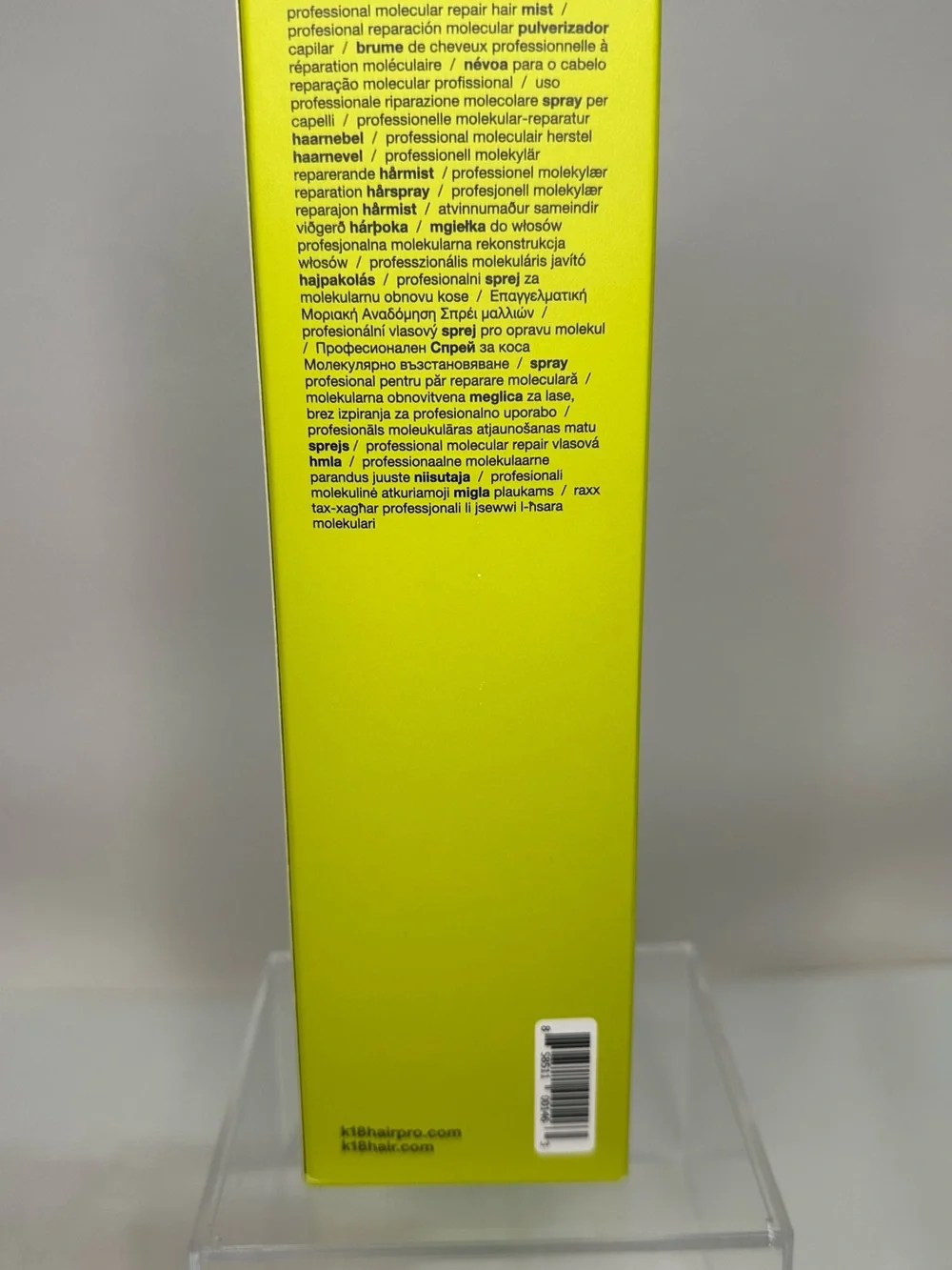K18 Biomimetic Hairscience Professional Repair Hair Mist — Lime Green